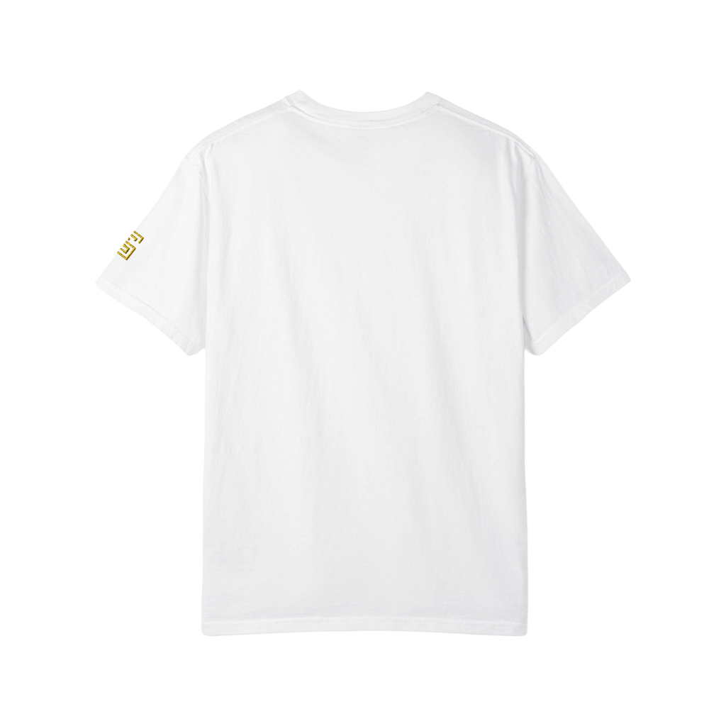 WHITE EMBROIDERED SORELLO T-SHIRT