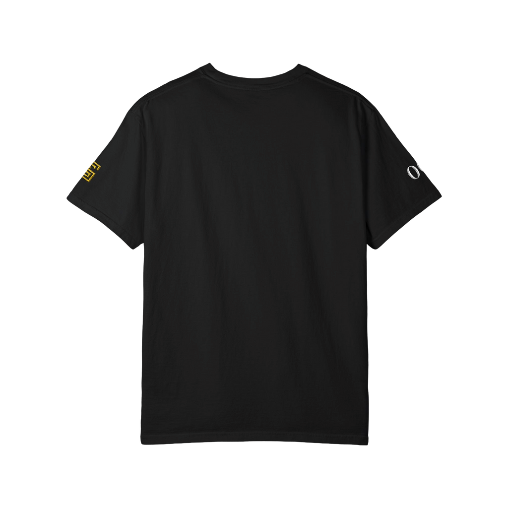 BLACK EMBROIDERED SORELLO T-SHIRT