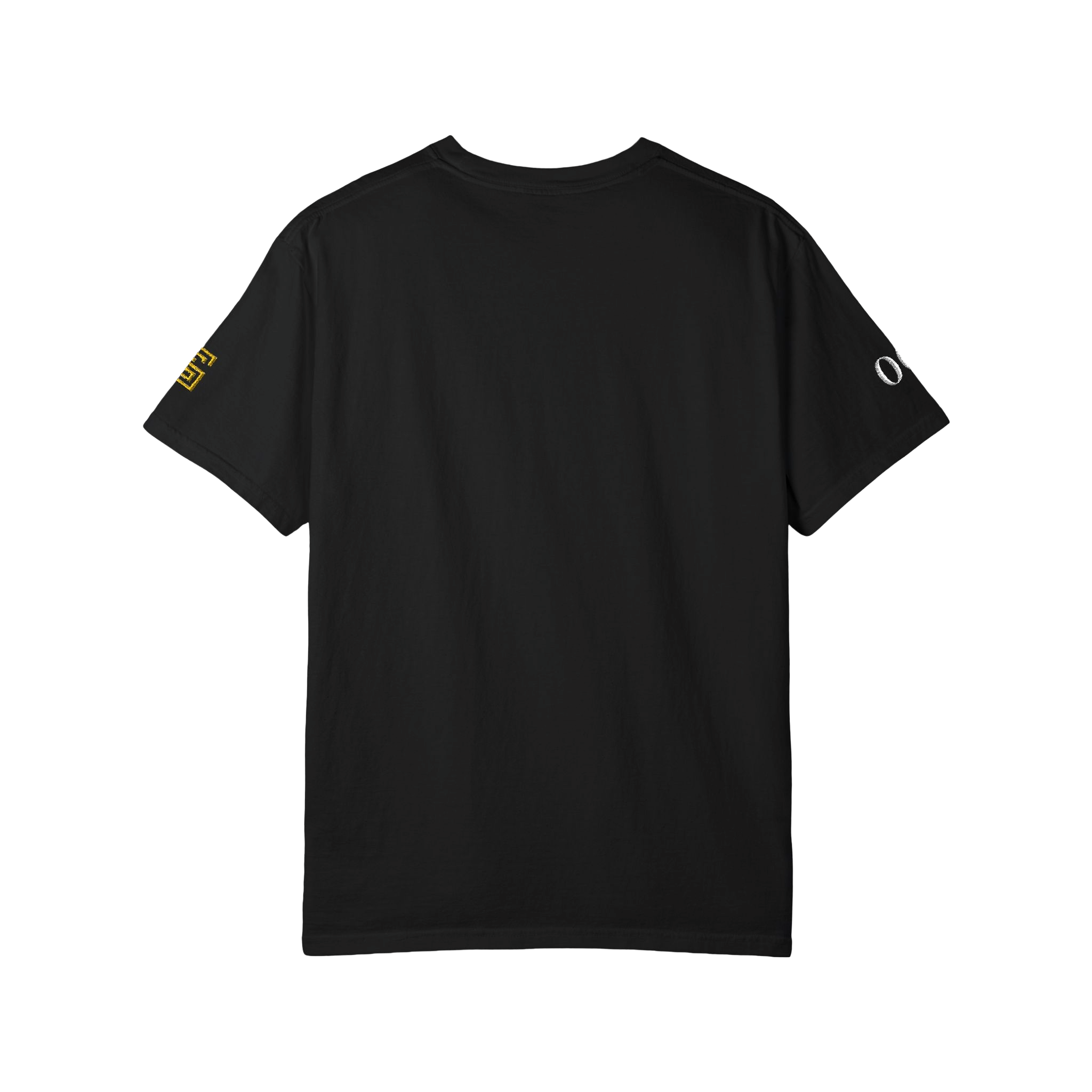 BLACK EMBROIDERED SORELLO T-SHIRT