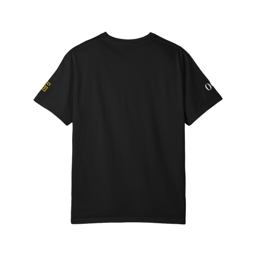 BLACK EMBROIDERED SORELLO T-SHIRT