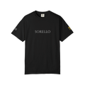 BLACK EMBROIDERED SORELLO T-SHIRT