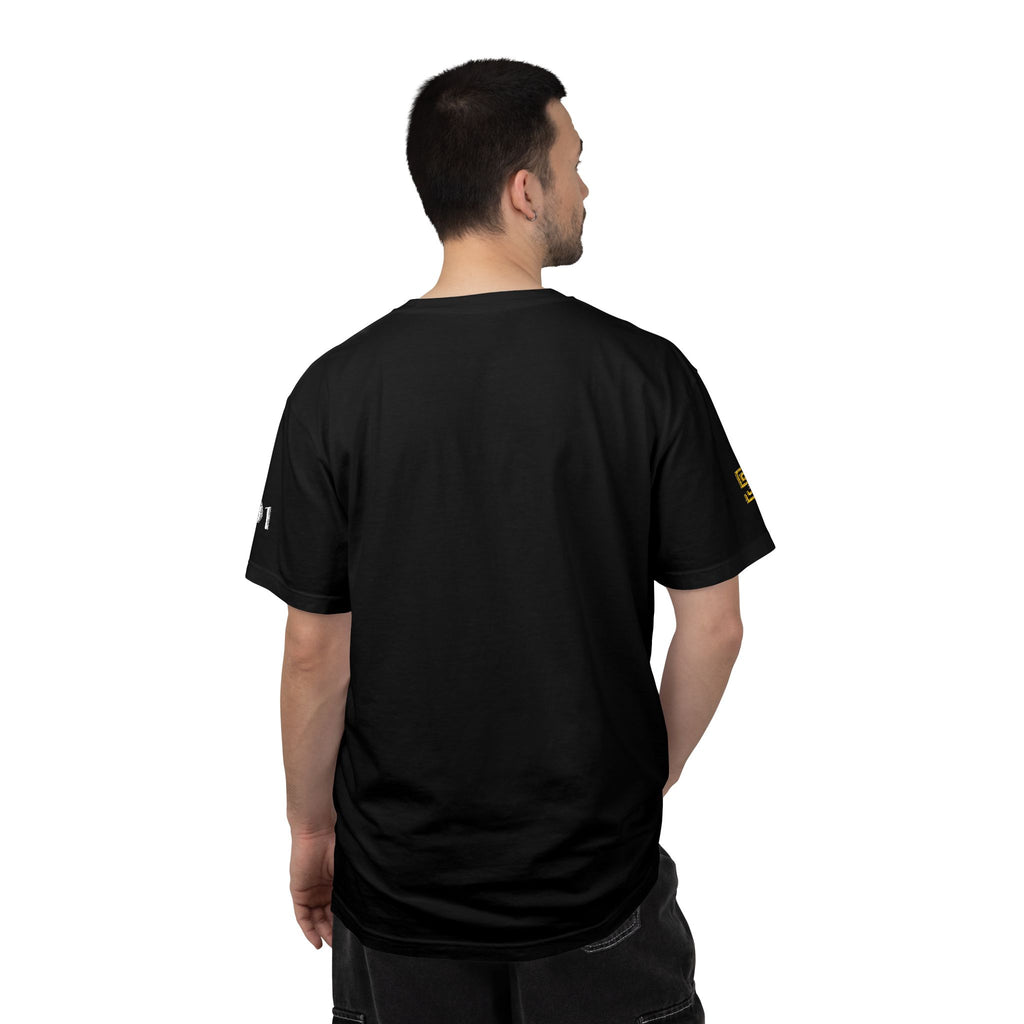 BLACK EMBROIDERED SORELLO T-SHIRT